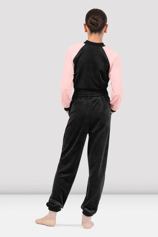 BLOCH 'Girls Julia Velvet Bomber Jacket'