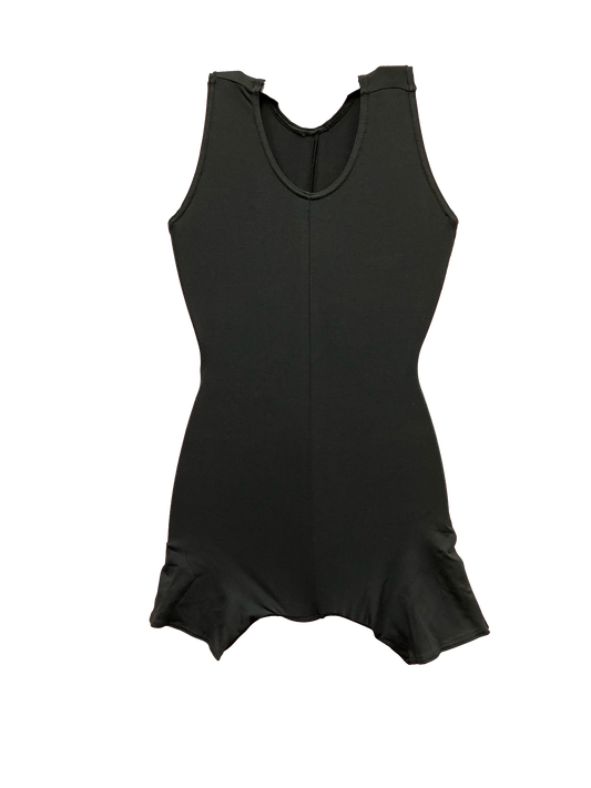 'Unisex Sleeveless Plain Front  T Back Biketard'