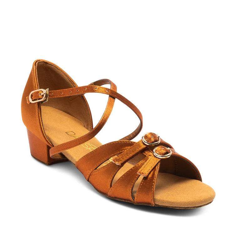 Dansport 'G1014 Girls Satin Ballroom Shoe'