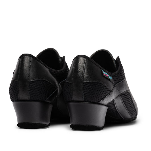 International Dance Shoes 'Fusion SS - Black/Leather Airmesh'
