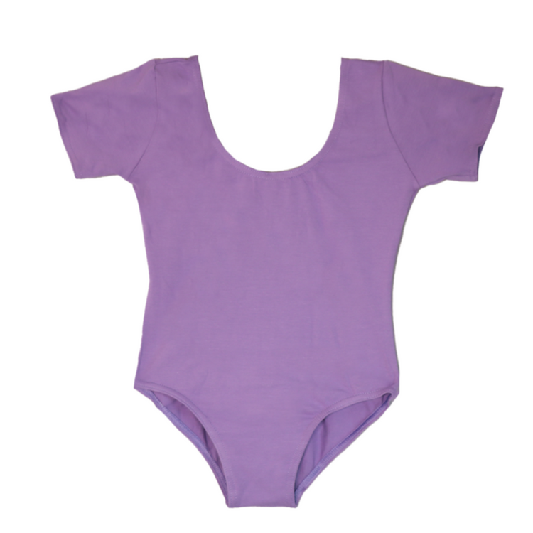 'RAD' Short Sleeve Cotton Leotard