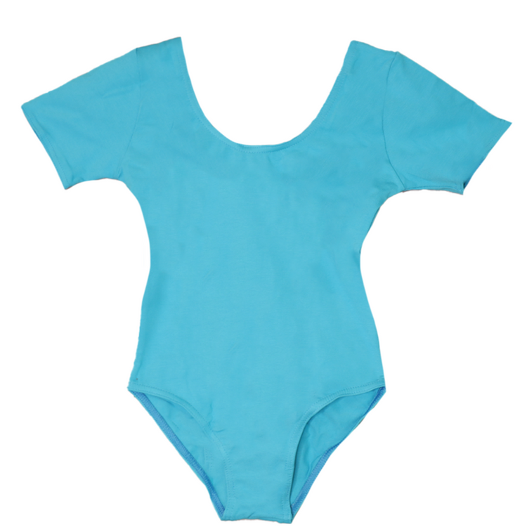 'RAD' Short Sleeve Cotton Leotard