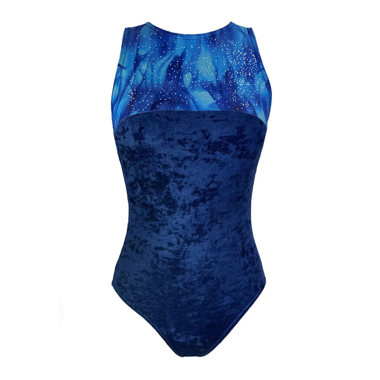Starlite 'Crushed Velour Asha Leotard'