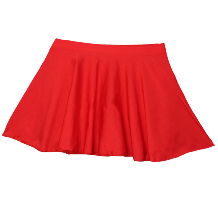 'CSL Skirt Nylon Lycra - Red Shades'