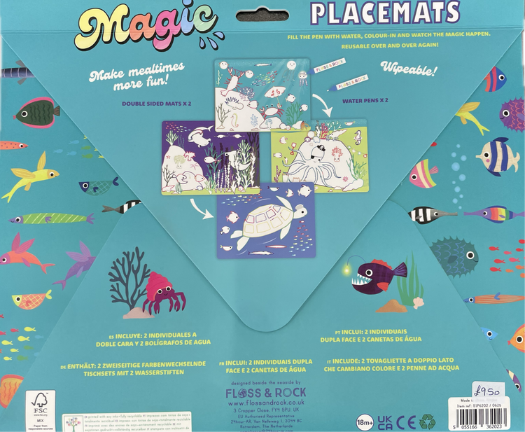 'Floss and Rock Magic Placemats'