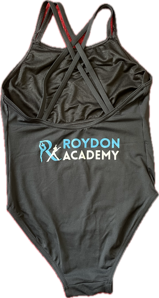 Roydon 'Black Daisy Camisole Leotard'