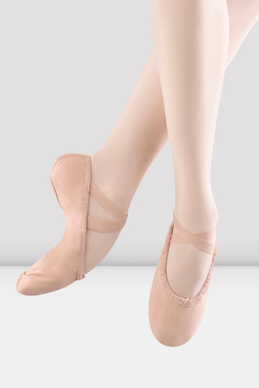 *SALE* BLOCH 'Pump Split Sole Canvas Ballet Shoe'