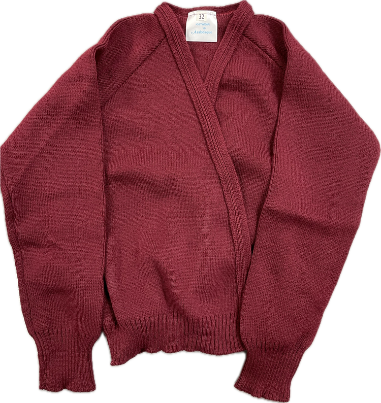 *SALE* 'Burgundy Crossover Cardigan'
