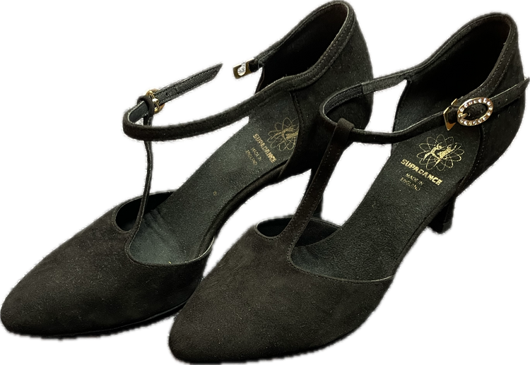 *SALE*. SupaDance 1039 Black Suede Shoe'