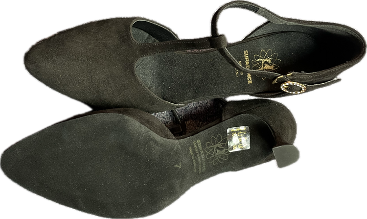 *SALE*. SupaDance 1039 Black Suede Shoe'