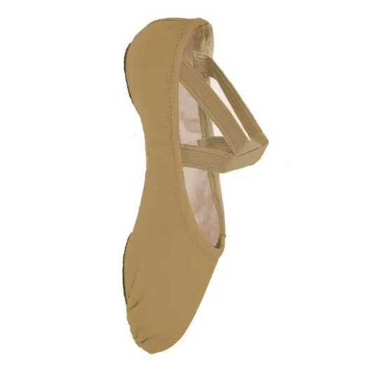 So Danca SD16 'Stretch Canvas Split Sole Ballet Shoe Sand'