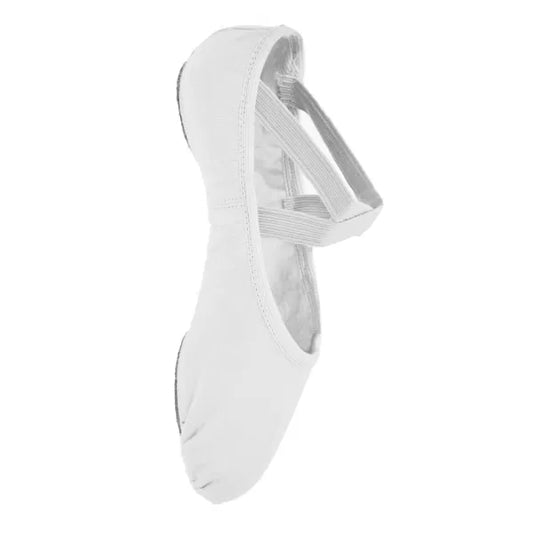So Danca SD16 'Stretch Canvas Split Sole Ballet Shoe White'
