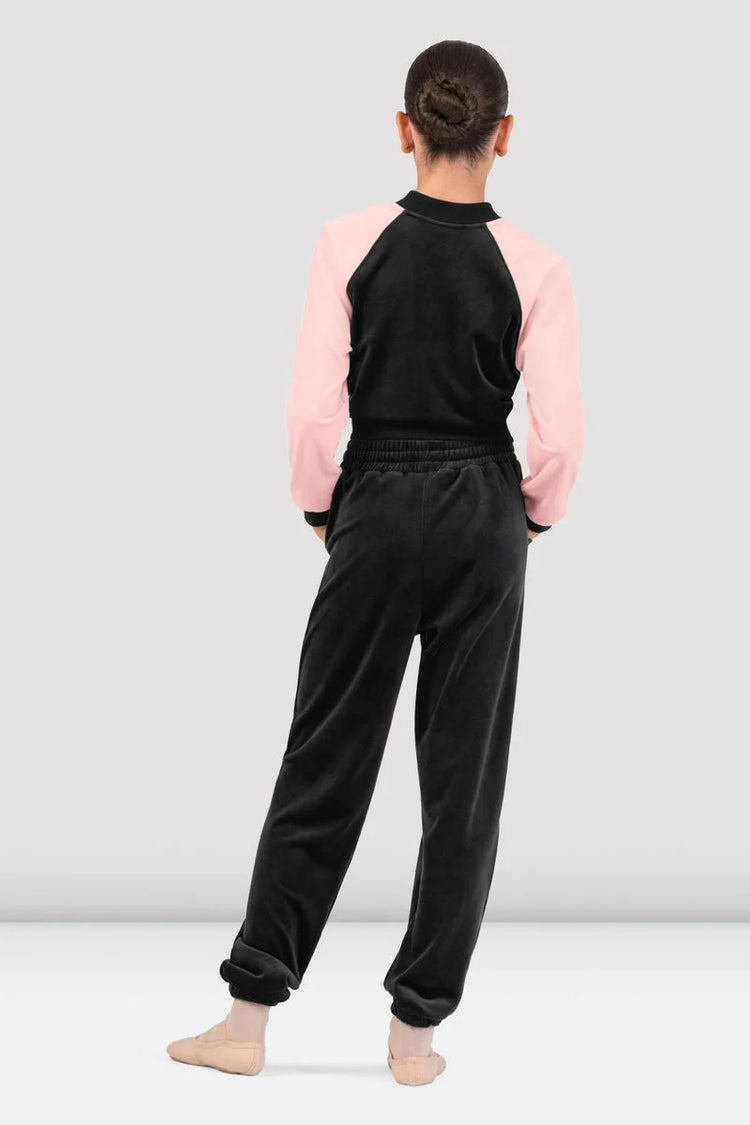 BLOCH 'Girls Julia Velvet Bomber Jacket'