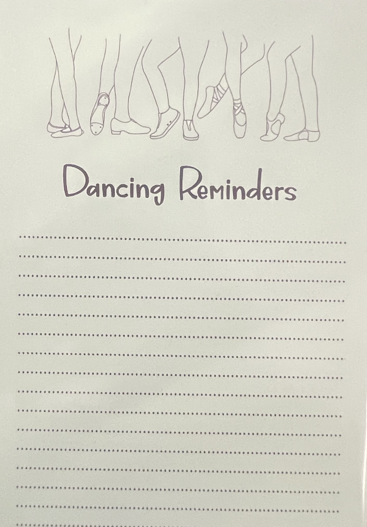 Dance Note Pads