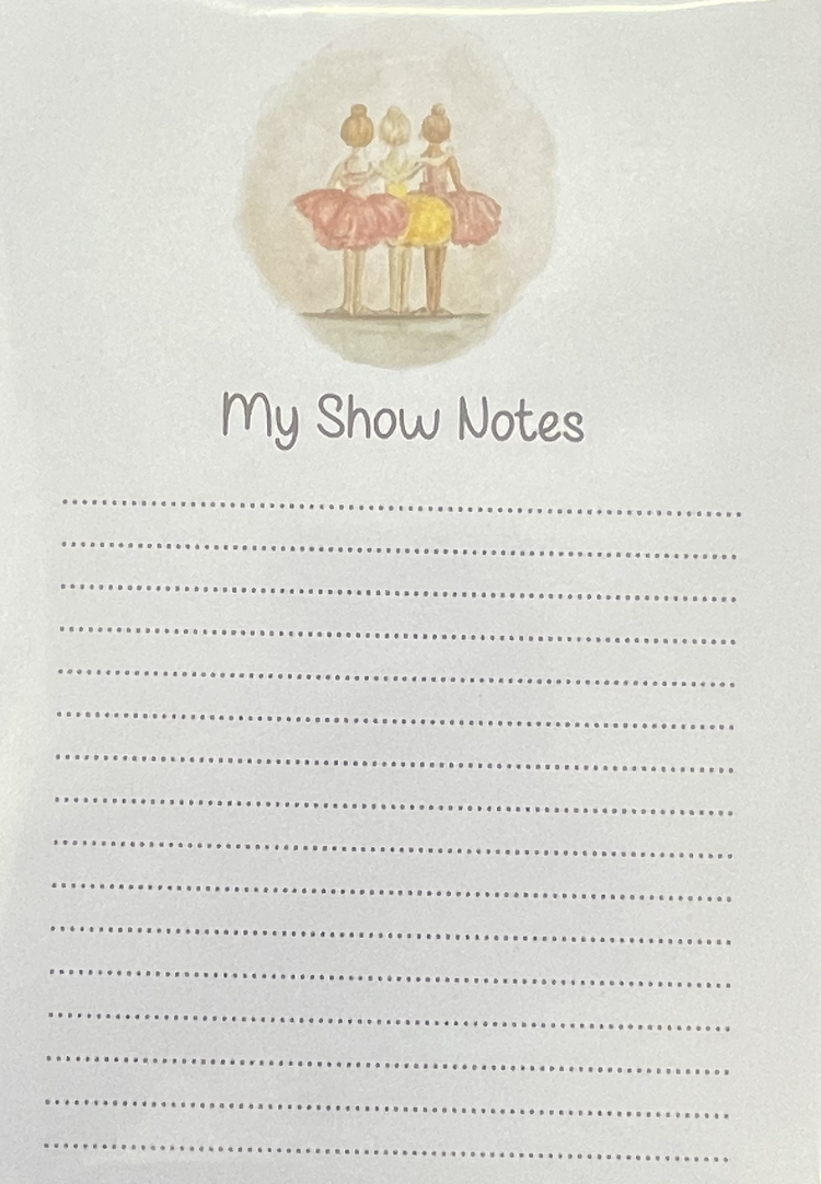 Dance Note Pads