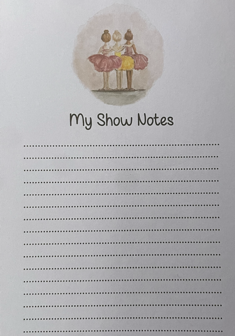 Dance Note Pads