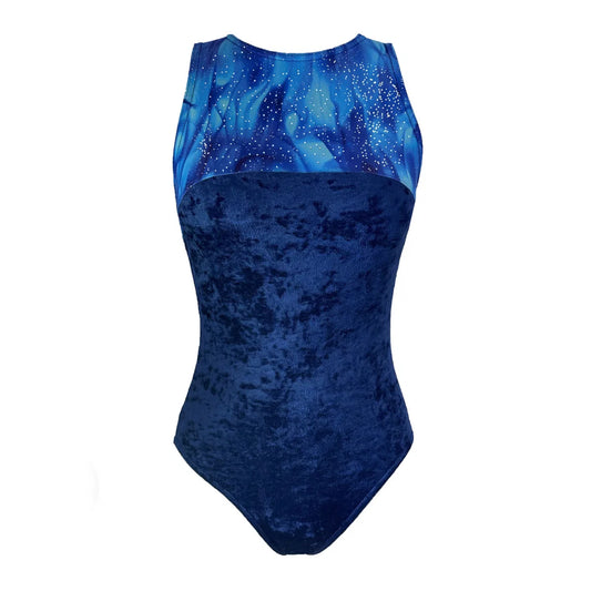 Starlite 'Crushed Velour Asha Leotard'