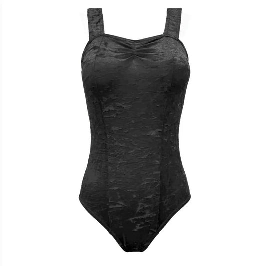 Starlite 'Crushed Velour Saffy Leotard'