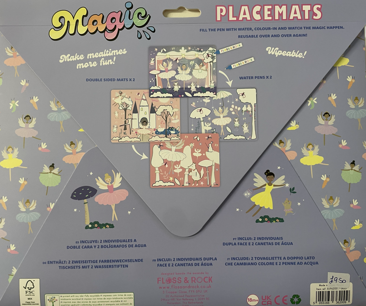 'Floss and Rock Magic Placemats'