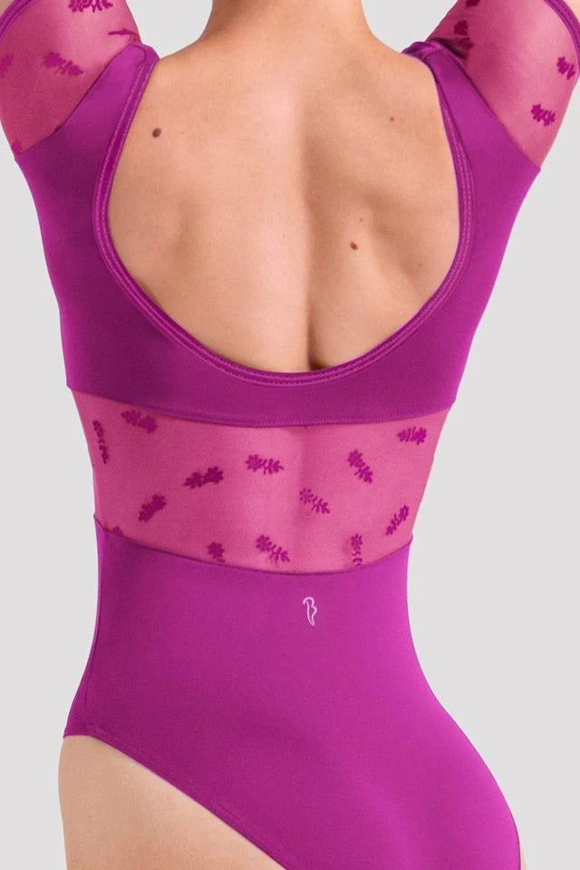 BLOCH 'Mia Floral Scoop Back Leotard'